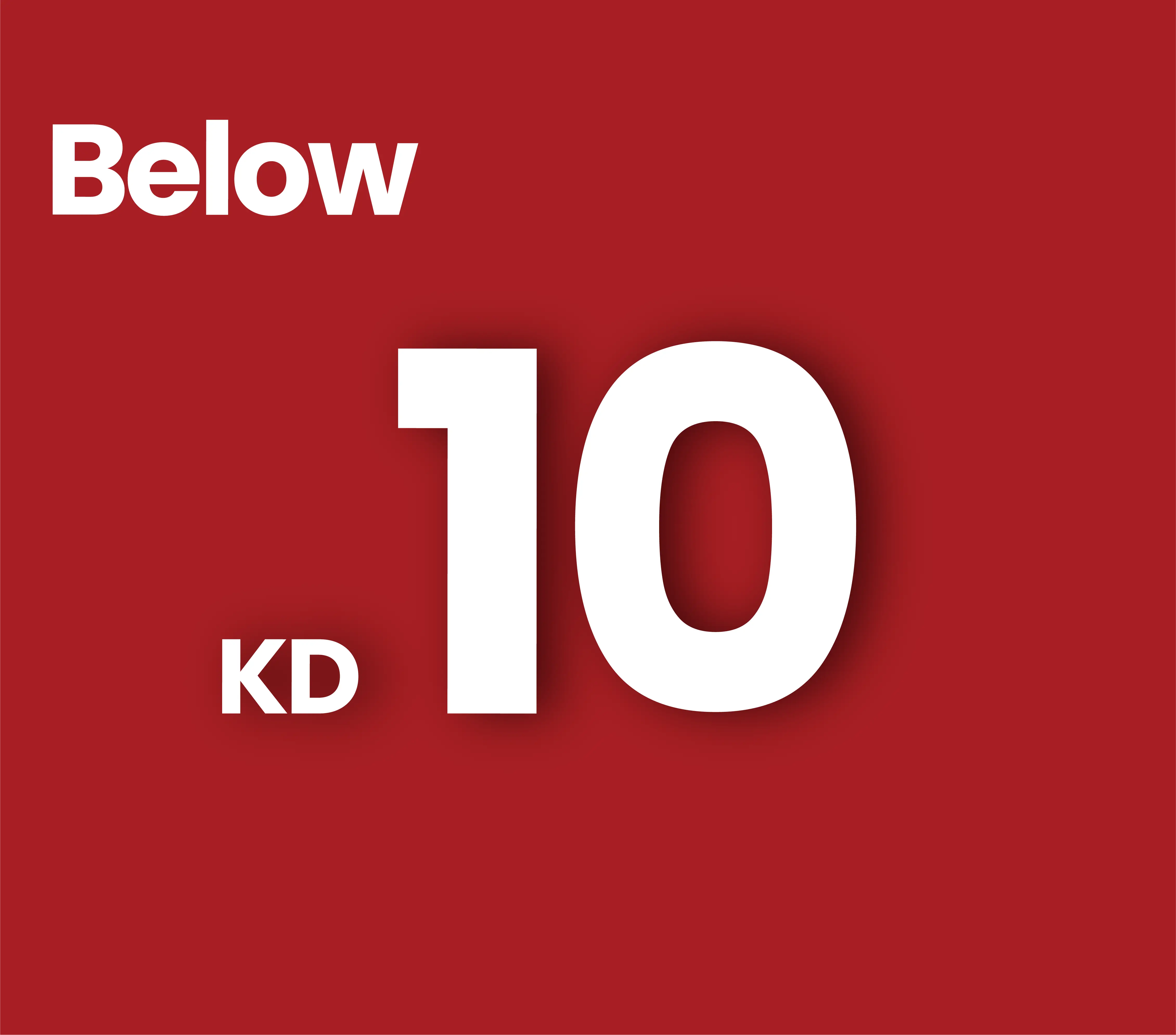 Below 10KD